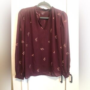 Loft Outlet Mixed Media Top